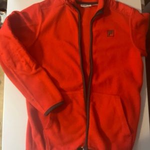 Lightweight Fila fleece orange